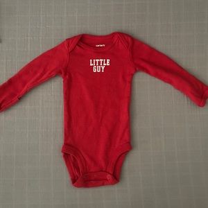 Carter’s Red Long-Sleeve Bodysuit